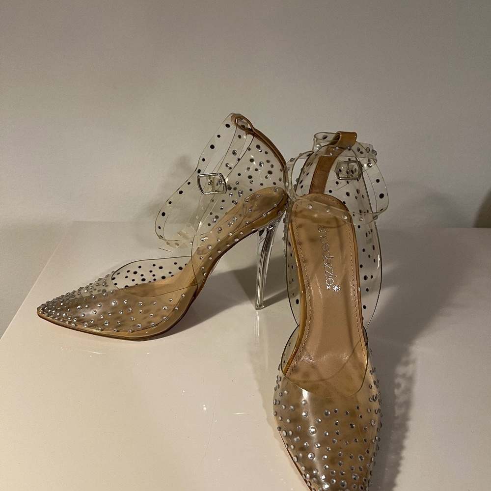 The perfect rhinestone party heel